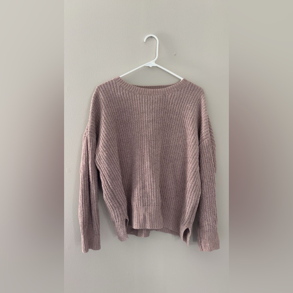 Pink Rose Women's Mauve Knit Sweater